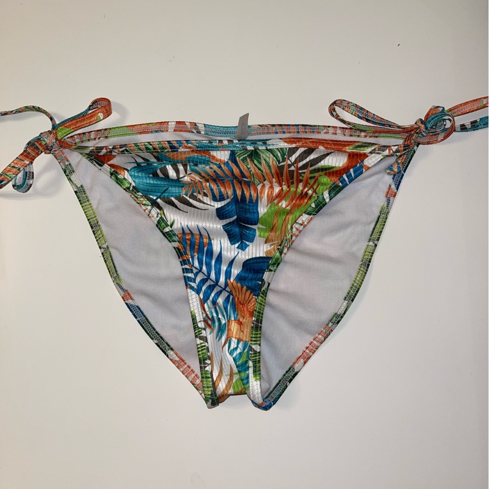 La Vie En Rose Multicolor Tropical Bikini Bottom